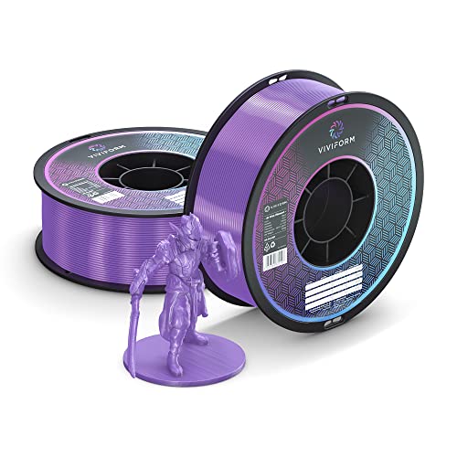 Viviform silk PLA Filament für 3D Drucker | 1kg Rolle | ∅1,75mm +/- 0,03mm | Lila
