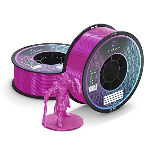 Viviform silk PLA Filament für 3D Drucker | 1kg Rolle | ∅1,75mm +/- 0,03mm | Violett